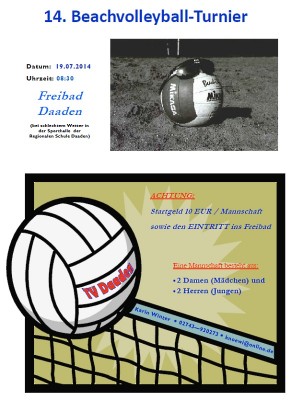 Beachvolleyball 2014