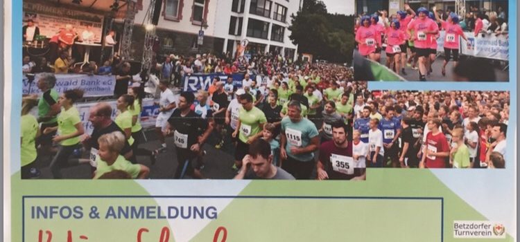 Anmeldung Betzdorfer Firmenlauf 2017