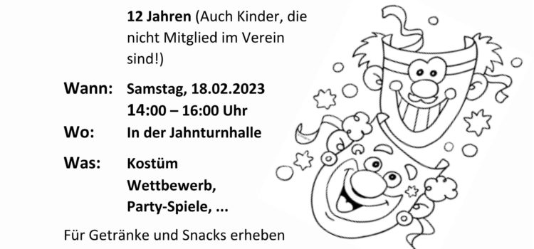 Kinder-Karnevalsparty