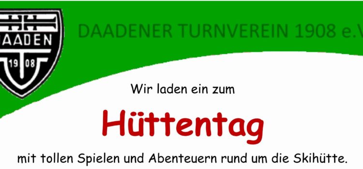 Hüttentag für Kinder (7-12 Jahre)